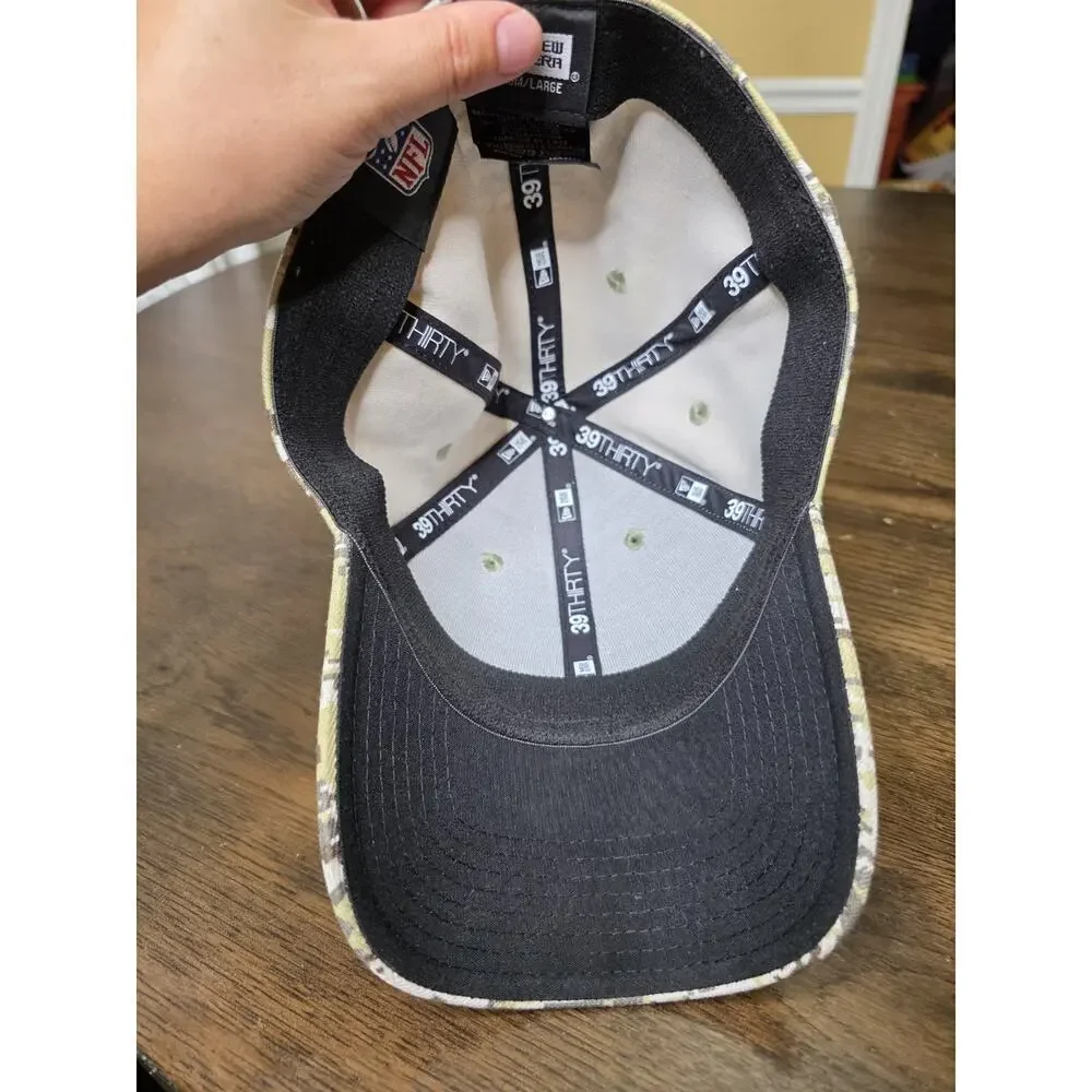 Pittsburgh Steelers New Era‎ 9Twenty Camo WOMEN'S Adjustable Hat Cap EUC CLEAN